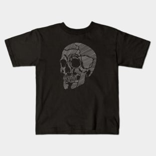 Lines of a Skull Kids T-Shirt